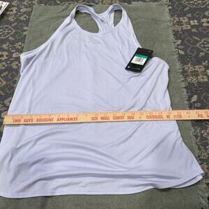 NWT Nike Tennis Dri Fit XL Basic Athletic Top Lavender Women Slim Fit